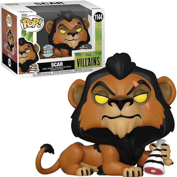 Funko POP #1144 Disney Villains Scar with Meat Figure